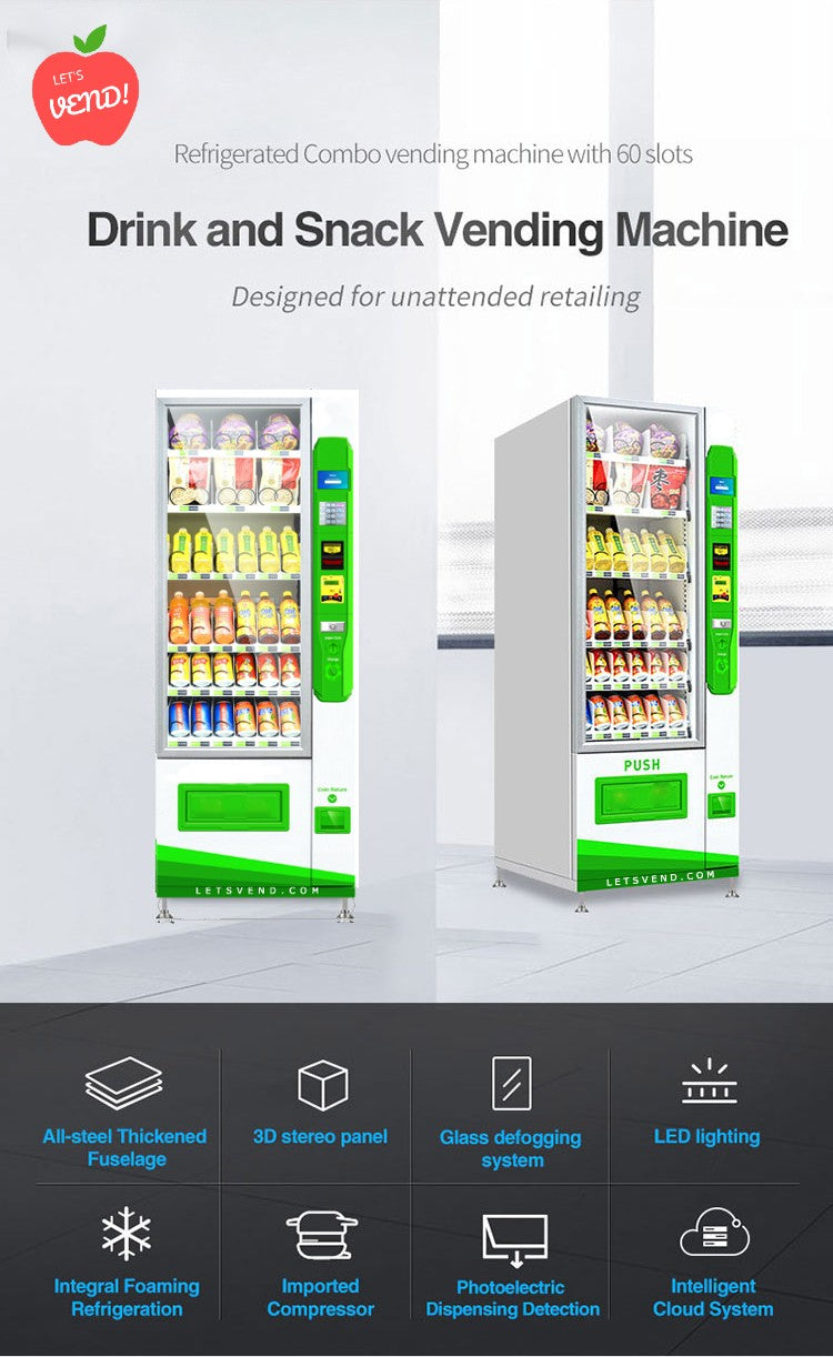 Slim Vending Machine with Premier Location